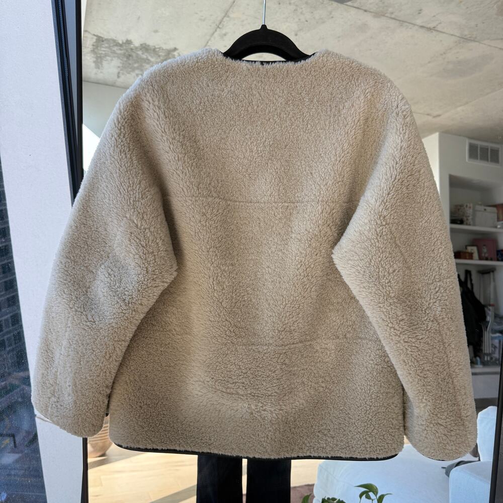 Mango Faux Shearling Coat - Picture 3 of 5